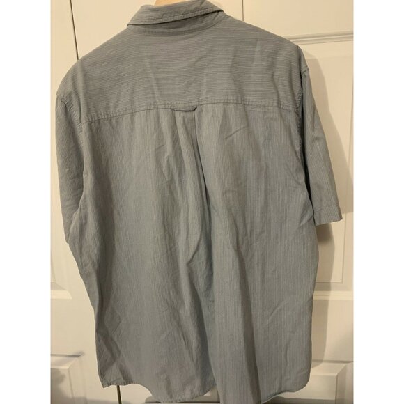 Woolrich Shirt Men’s Sz L Blue Short Sleeve - Picture 5 of 5